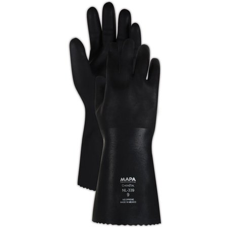 MAPA ChemZoil NL339 14 Heavyweight Neoprene Gloves 339420